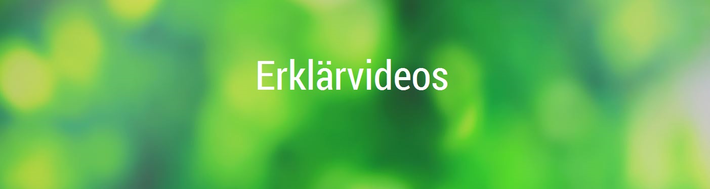 Grüner Hintergrund Erklärvideos